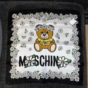 Moschino silk neck scarf/handkerchief